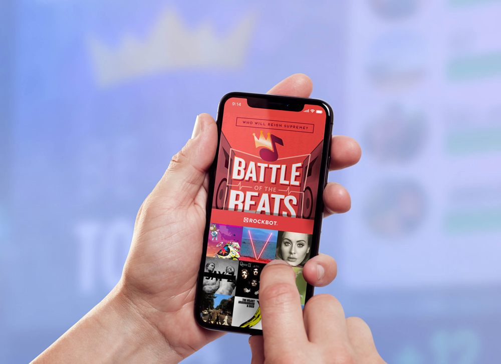 The song request app quickly became a customer favorite, but with demand came longer wait times. Rather than make this slightly less painful, we rebuilt the app around competition and created a live multiplayer game.